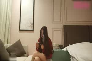 高颜值红衣战神 极品清纯反差靓妹 初恋般的诱惑纯色纯欲  背景图片