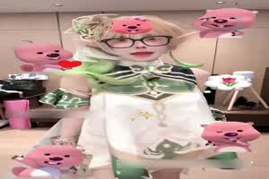 金发小精灵  背景图片