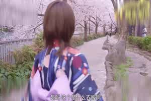 精东影业 冬月结衣 东京一起赏花的美少女 新人女优  背景图片